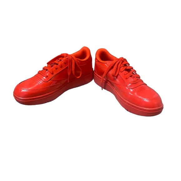 Reebok Cardi B Coated Club C Double Red Women's Size 7.5 Sneaker 2020 - Picture 5 of 10